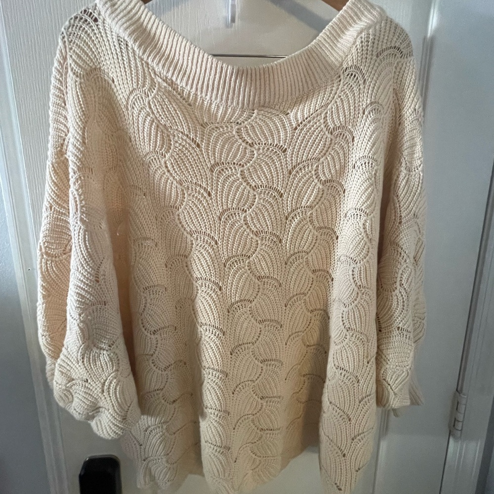 ANDREE BY UNIT Beige Textured Women's Sweater